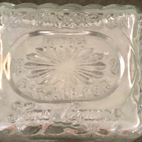 Antique Empty 1954 Old Mr. Boston Clear Glass Rum Bottle R174 with Glass Topper. - Picture 7 of 11